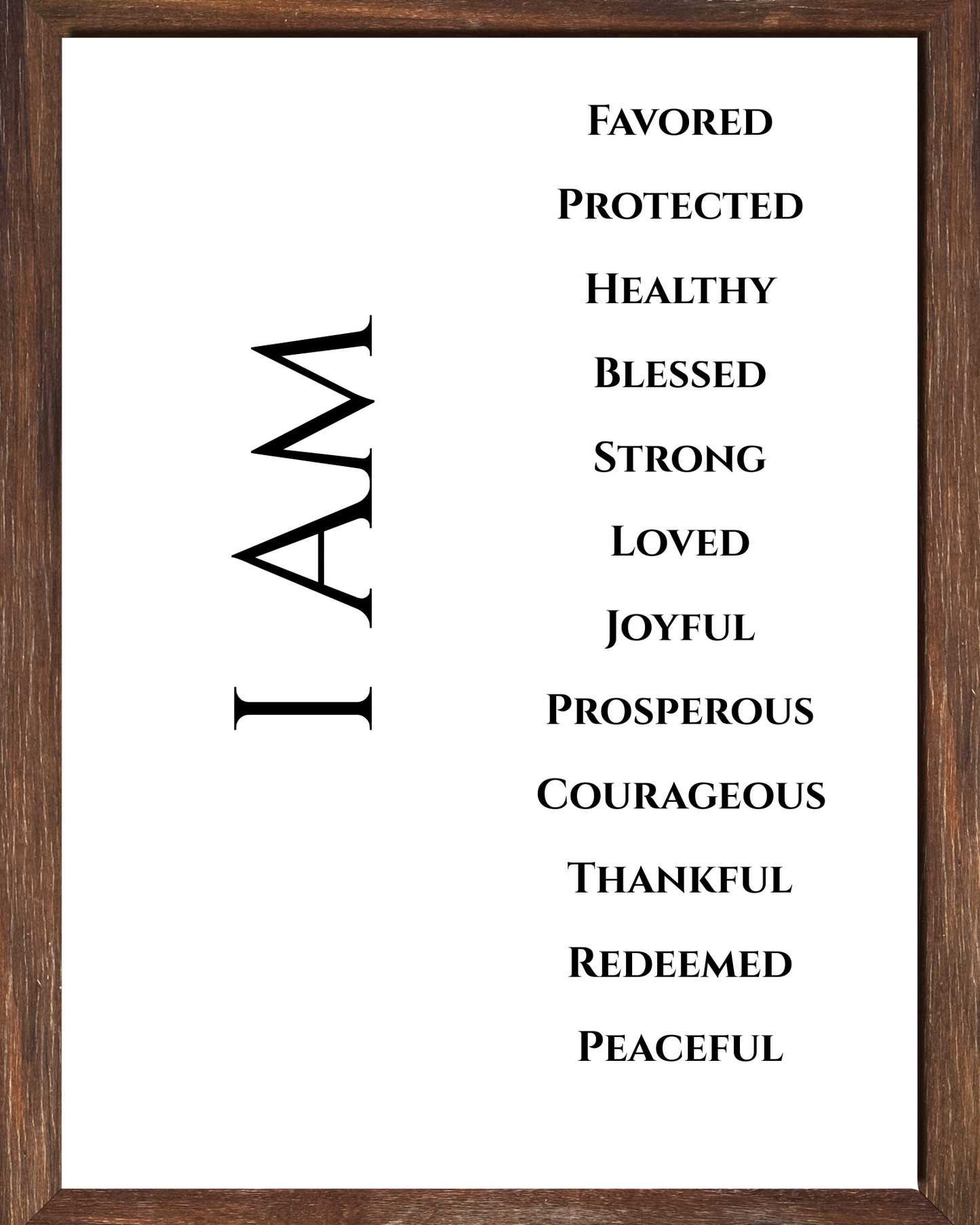 God Is and I Am | Christian 8x10 Printable Wall Art